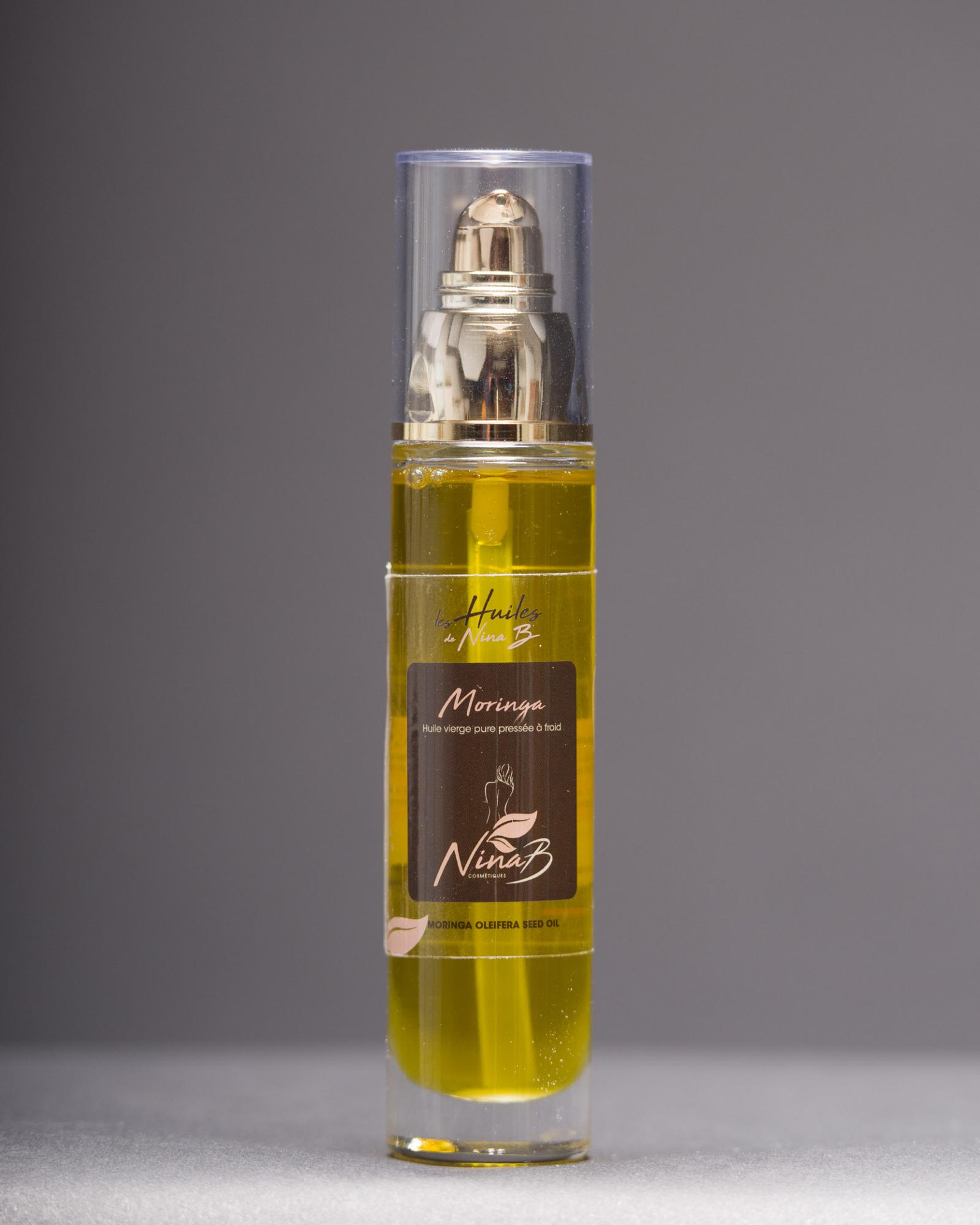 Virgin Moringa Oil Organic - Natural, organic cosmetic product, certified ECOCERT COSMOS ORGANIC